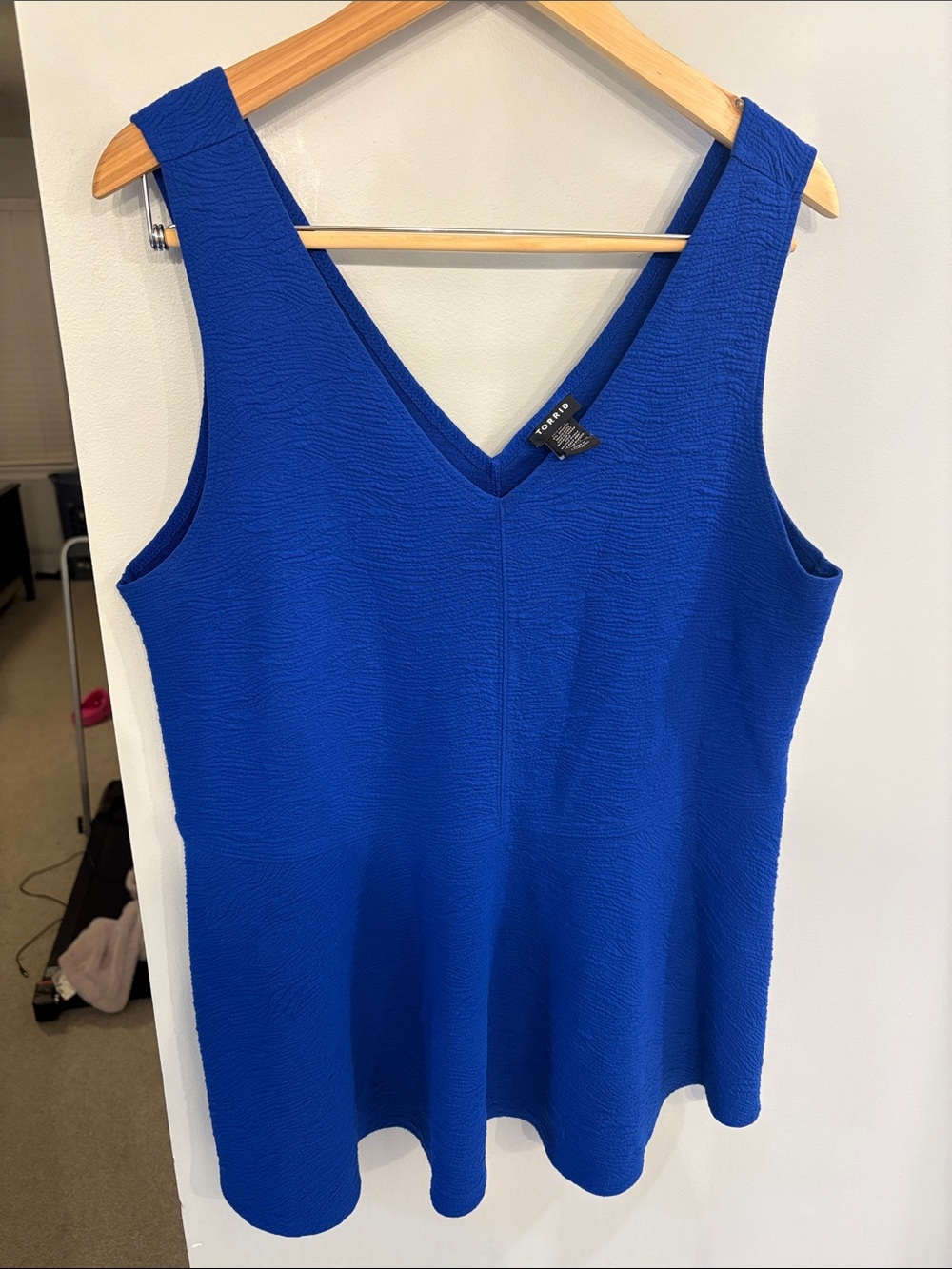 torrid Royal Blue V-Neck Sleeveless Tank